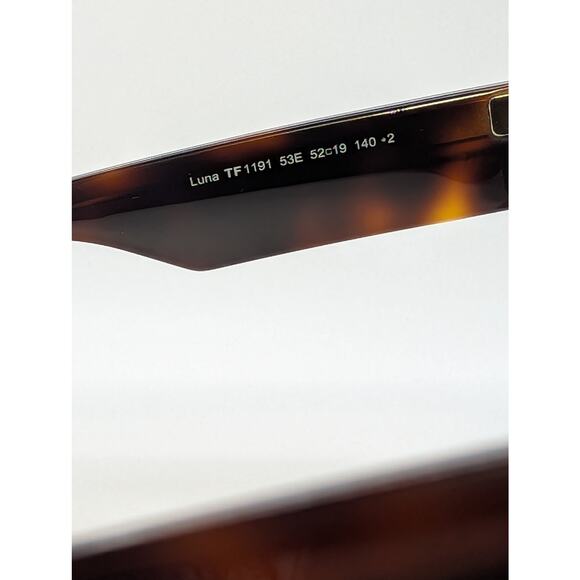 AUTH Tom Ford Cat Eye Oversized Frames – Tortoise & Orange – New - Picture 8 of 8